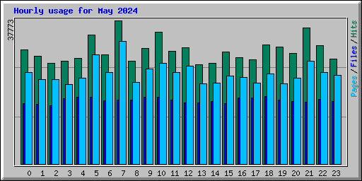 Hourly usage for May 2024