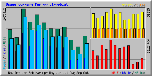 Usage summary for www.1-web.at